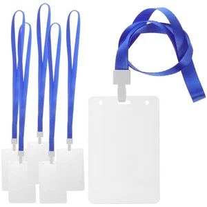 10 Stück Namensschildhalter transparent Abzeichenhülle Klarsichthüllen für Karten Kartenhülle - Bild 1 von 12