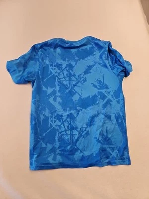 Camisa técnica Under Armour ajustada Heat Gear para mujer M con estampado de camuflaje azul Foto 1 de 4