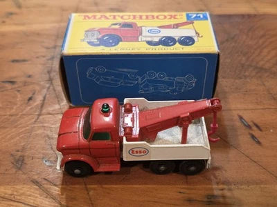 GRULETA MATCHBOX VINTAGE ESSO & BOX #71 ENVÍO A TODO EL MUNDO Foto 1 de 4