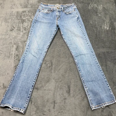 Pantalones de mezclilla para mujer Levi's 505 Bootcut talla 4M azul elástico lavado claro Foto 1 de 4
