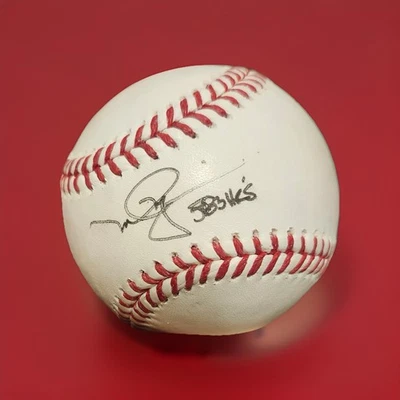 JSA A’s and CARDINALS’ SLUGGER MARK MCGWIRE SIGNED OML BALL Inscribed 583 HR - Image 1 of 4