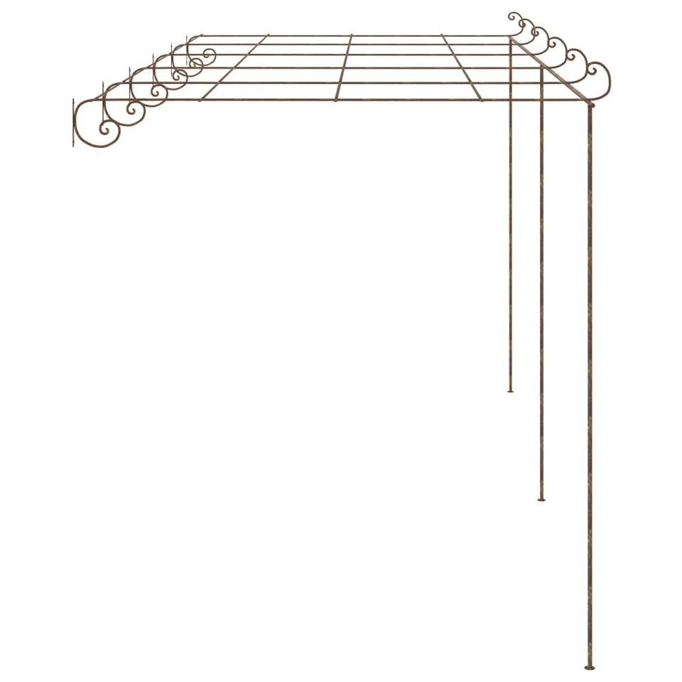 Garten Pergola Gartenpergola Rosenbogen Anlehn Terrassendach Überdachung Metall - Bild 1 von 1