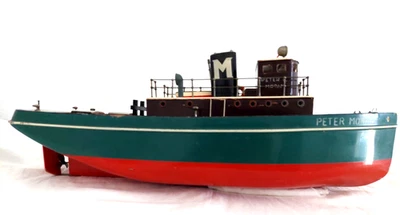 Remolcador Moen The Peter Moran Nueva York de colección años 50 Japón motor a batería Foto 1 de 4