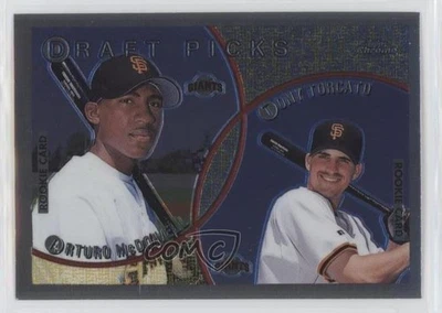 1999 Topps Chrome Draft Picks Arturo McDowell Tony Torcato #214 Rookie RC - Image 1 of 2