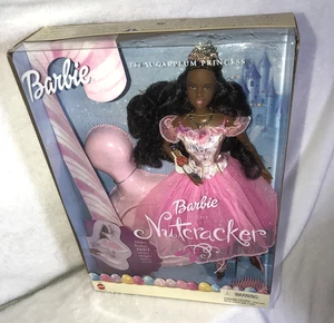 New VTG 2001 Mattel Barbie Nutcracker Sugar Plum Princess African American Doll - Picture 1 of 10