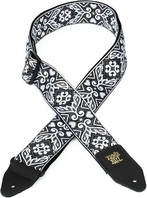 Correa de guitarra Ernie Ball Jacquard - plata tribal Foto 1 de 4