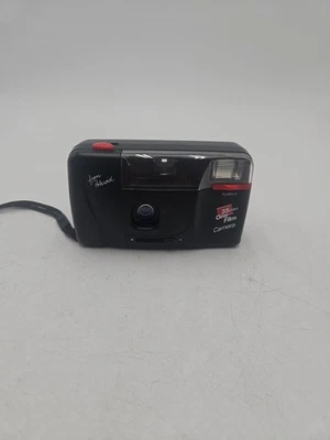 Polaroid 35mm One Film Black Built in Flash Auto Focus Point & Shoot Camera - Image 1 of 4