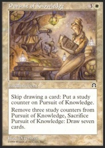 Pursuit of Knowledge - Stronghold #10/143 MTG Magic The Gathering - Image 1 of 1