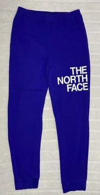 The North Face Pants Teen Boys Large Fleece Joggers Sweatpants Spell Out A7UMZ - Image 1 of 4