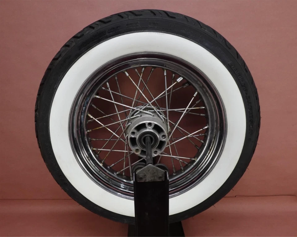 2000-2011 Harley Davidson Heritage Softail FLSTC Rear DUNLOP Tire Rim Wheel - Image 1 of 4
