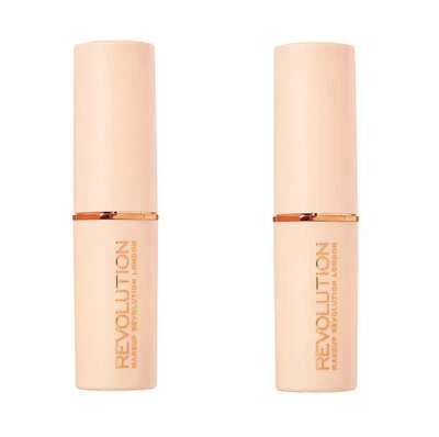 Pack of 2 Makeup Revolution Beauty Fast Base Stick Foundation, F11 - Image 1 of 4