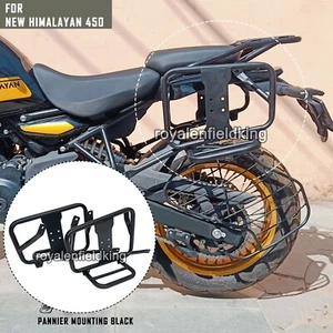 Fit For Royal Enfield New Himalayan 450 Saddle Stays Mounting Rails, Black - Picture 1 of 13
