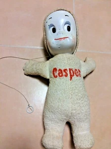 Vtg 1960s MATTEL Casper The Friendly Ghost Talking Doll Pull String 15” Harvey - Picture 1 of 12