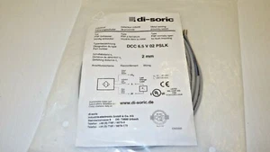 DI-SORIC DCC 6.5 V 02 PSLK INDUCTIVE PROXIMITY SENSOR 2mm 10-30VDC NIB - Picture 1 of 4