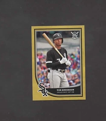 2018 Topps Big League Gold Border Parallel #71 TIM ANDERSON - Image 1 of 2