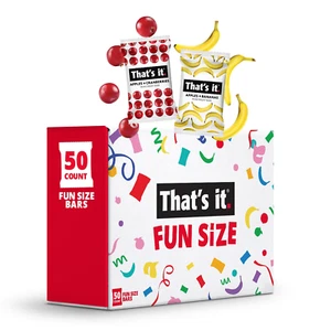 That’S It. Fun Size Fruit Bars Variety Pack(50 Pieces, 10G Each) with Apples + B - Picture 1 of 12