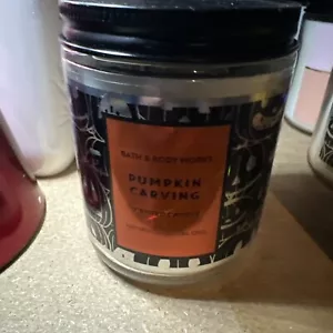 PUMPKIN CARVING Bath Body Works Single Wick Candle - Picture 1 of 1