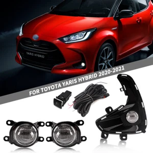 Bumper Lamp Front fog Lights Assembly Set for Toyota Yaris Hybrid 2020-2021 - Picture 1 of 10