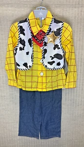 NEW Disney Kid's Toy Story Woody Costume Size 5/6 - Disney Store Halloween - Picture 1 of 4