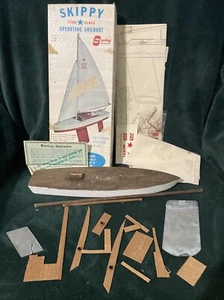 Vintage Sterling Skippy Star Class Betrieb Segelboot Bausatz #B19 - Bild 1 von 8