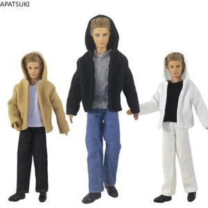 1/6 Doll Clothes For 12" Boy Doll Outfits Coat Hoodie Jacket Vest Pants Shoes - Picture 1 of 16