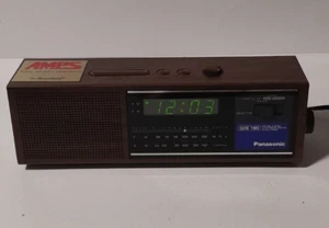 Panasonic Sure Time Fm/Am 2 Band Electronic Digital Clock Radio RC-6075 Works - Picture 1 of 6