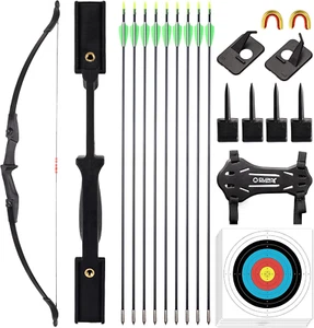 Bow and Arrow Set for Adults - Archery Takedown Recurve Bow Set for Beginners an - Picture 1 of 12