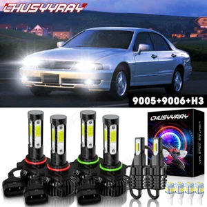 For Mitsubishi Diamante 1995-2003 6x Combo LED Hi/Lo Headlight Fog Light Bulbs - Picture 1 of 24