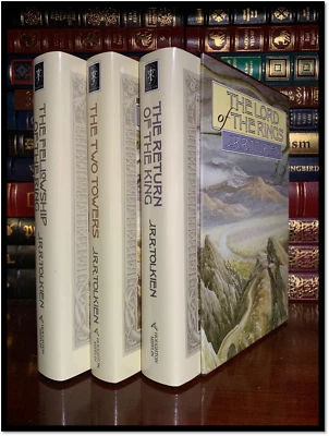 Lord Of The Rings Trilogy by Tolkien Sealed Hardcover Box Set Towers Return King - Image 1 of 4