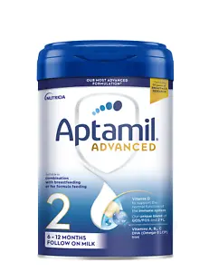 Aptamil Advanced stage 2 Follow On Milk (6-12 Months) 800g - 1 Pack - Picture 1 of 4