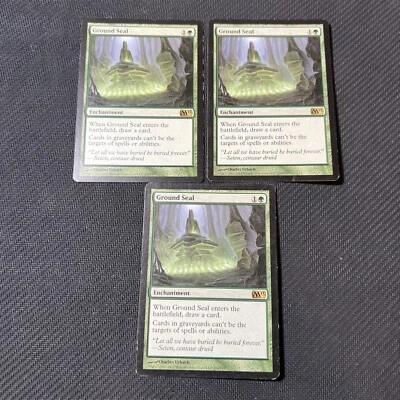 Ground Seal Magic The Gathering Mtg Rare M13 Card 3 - Image 1 of 4