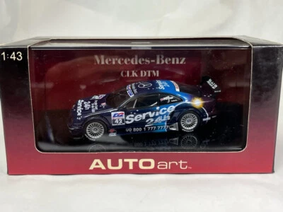 MERCEDES CLK #42 DTM 2001 DARREN TURNER AUTOART 60140 1:43 BENZ D2 DEUTSCHE C208 - Immagine 1 di 4