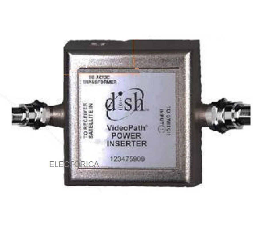 SW44 SW64 POWER INSERTER Dish Networ k/ Bell VU TV SWITCH SW 44 SUPPLY - Image 1 of 2