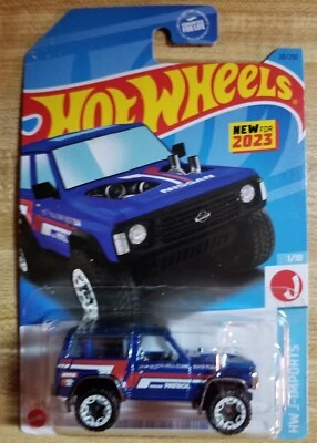 Hot Wheels NISSAN PATROL CUSTOM  Blue NW J-Imports 1:64 Diecast NIB - Image 1 of 3
