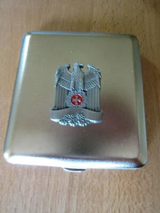 Reichsadler hoja de roble pancarta EK cigarrillos estuche Wehrmacht Segunda Guerra Mundial Segunda Guerra Mundial Eagle Cross - Imagen 1 de 2