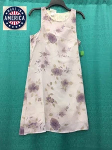  Women's Beach Maxi Summer Hawaiian Sundress Tie Back Dress Purple Flower - Picture 1 of 3