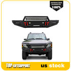 Black Steel Front Bumper w/ Winch Plate Fits 1999-2004 Land Rover Discovery 2 Chrysler Sebring