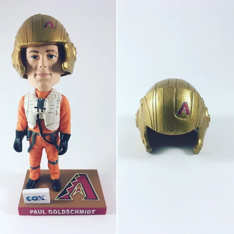 Paul Goldschmidt Star Wars GOLD HELMET VARIANT 2017 Bobblehead SGA Cover