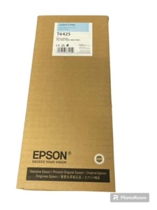 Cartucho de tinta cian ligero genuino Epson T6425 C13T642500 2023 sellado 150 ml IVA - Imagen 1 de 1