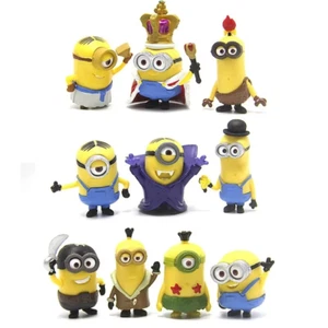 10 Stück Mini Minions Despicable Me Figur Spielzeug Micro Kinder 3-6 cm UK - Bild 1 von 7
