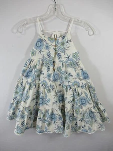 Haute Hippie Sundress Girls 6 Sleeveless Tiered Floral Dress - Picture 1 of 9
