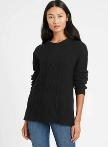 BANANA REPUBLIC Cable Knit Sweater Tunic Size M nwt - Picture 1 of 9