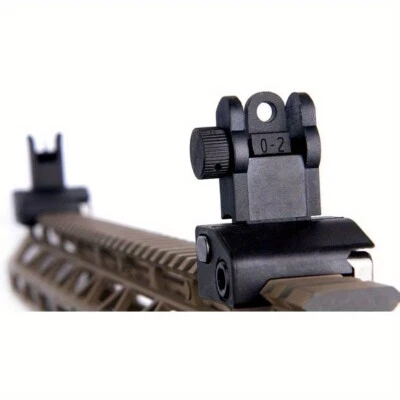 Mira traseira frontal transição rápida mira flip-up caça deslocada 90 graus - Imagem 1 de 4