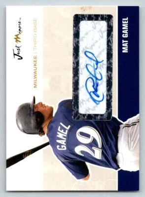 2007 Just AUTO Signatures #15 Mat Gamel (ref 210313) - Image 1 of 2