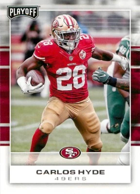 2017 Playoff #79 Carlos Hyde 49ERS - Image 1 of 2