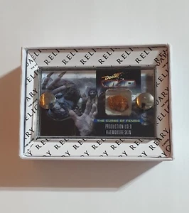 Doctor Who TV Prop Curse of Fenric Production Used Haemovore skin display & COA - Picture 1 of 3