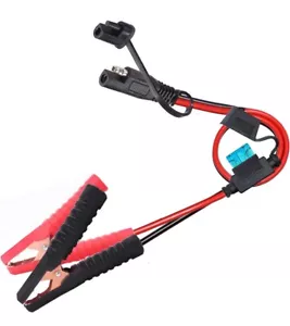 Battery Alligator Clips,10AWG Battery Charger Clamps.SAE Quick Release Adapter t - Picture 1 of 6