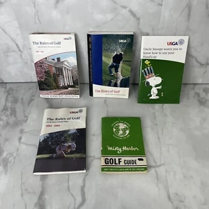 Rules Of Golf USGA Pamphlet Lot 2002-2007 + Pocket Golf Guides - Imagen 1 de 15