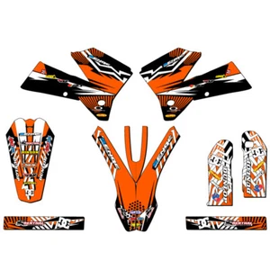 2007 XCF-W MAYHEM Orange Senge Graphics Kit Compatible with KTM - Picture 1 of 10