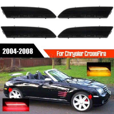 4x Luz de señalización lateral de señal de giro para parachoques Chrysler Crossfire 2004-2008 ahumada Foto 1 de 4